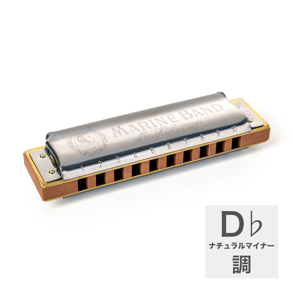 HOHNER ホーナー Marine Band 1896/20P D♭ナチュラルマイナー 10ホールハーモニカ ブルースハープ