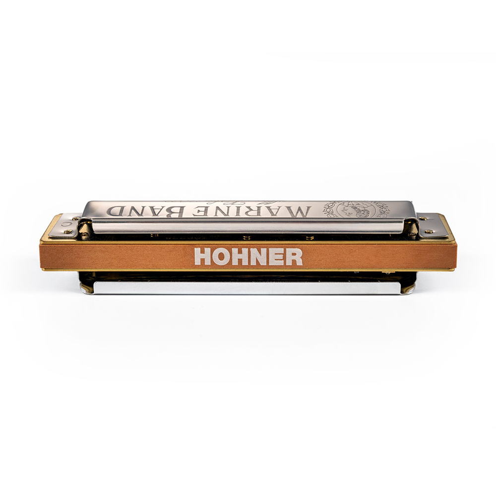 HOHNER ホーナー Marine Band 1896/20P D♭ナチュラルマイナー 10ホールハーモニカ ブルースハープ リア画像