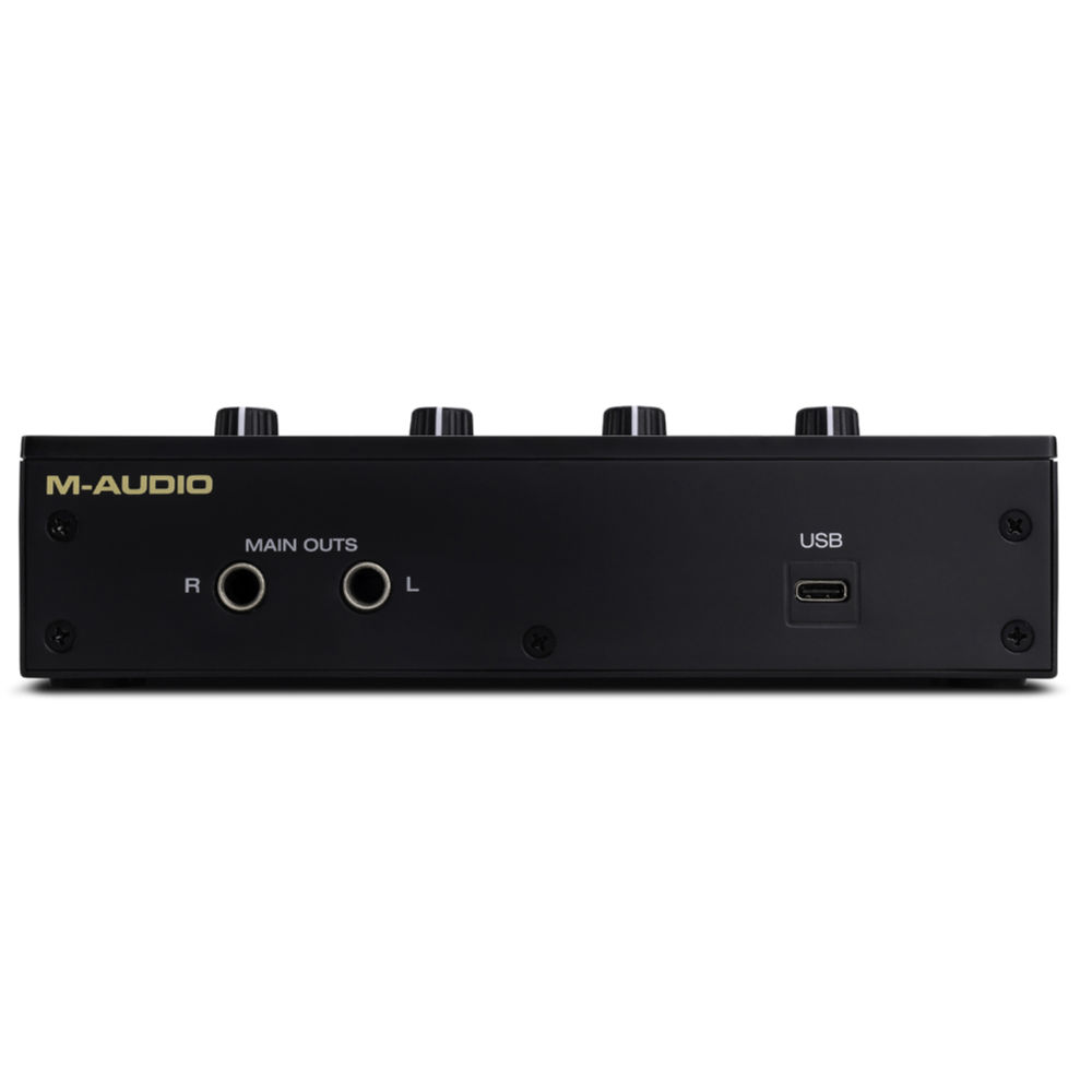 M-AUDIO エムオーディオ M-Track Duo HD Producer Pack 2in/2out USB-C オーディオインターフェイス 出力側