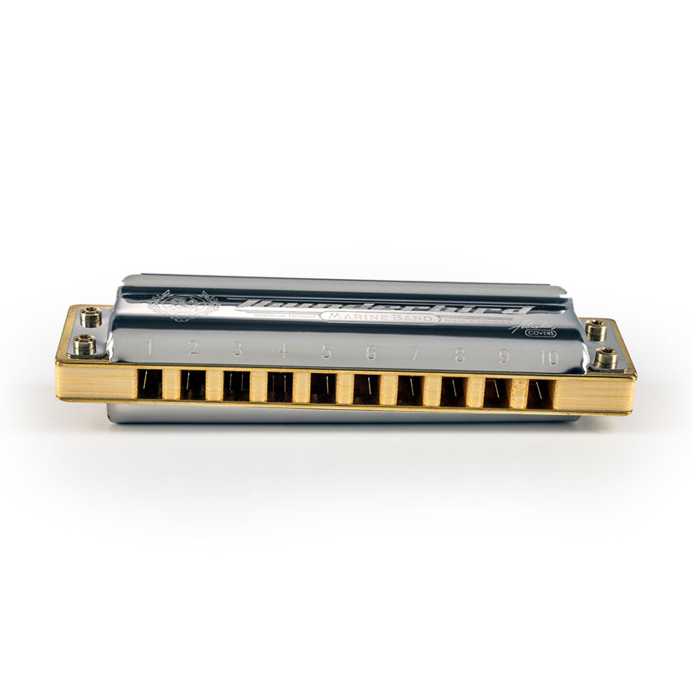 HOHNER ホーナー Marine Band Thunderbird 2011P Low-F 10ホールハーモニカ ブルースハープ フロント画像