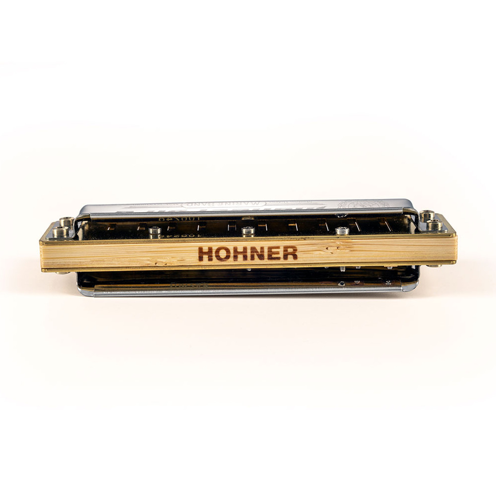 HOHNER ホーナー Marine Band Thunderbird 2011P Low-F 10ホールハーモニカ ブルースハープ リア画像