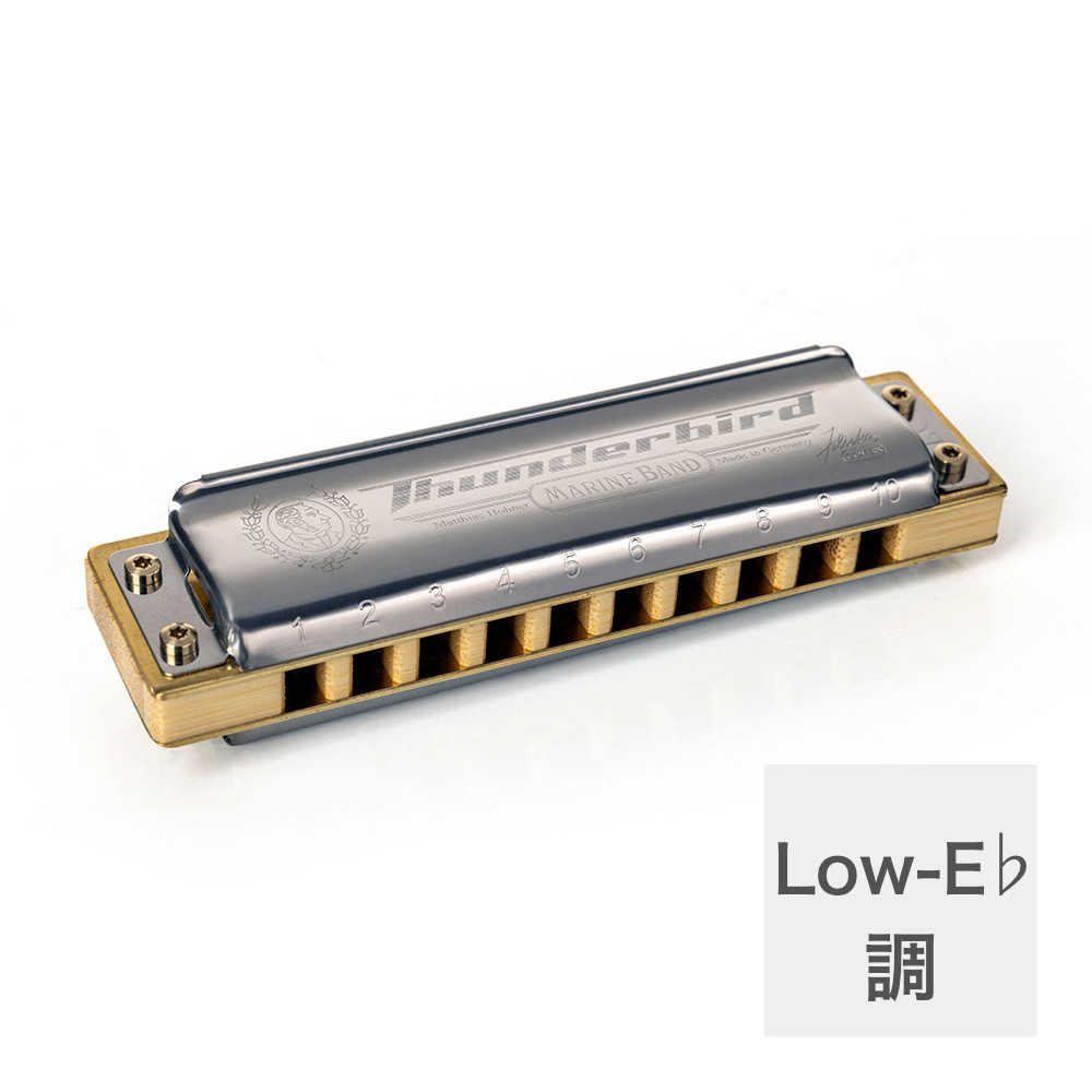HOHNER ホーナー Marine Band Thunderbird 2011P Low-E♭ 10ホールハーモニカ ブルースハープ