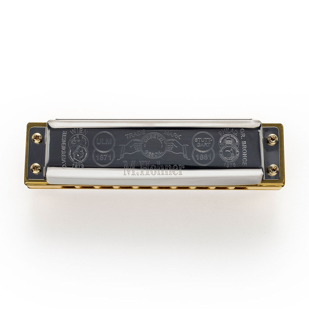 HOHNER ホーナー Marine Band Thunderbird 2011P Low-E♭ 10ホールハーモニカ ブルースハープ ボトム画像