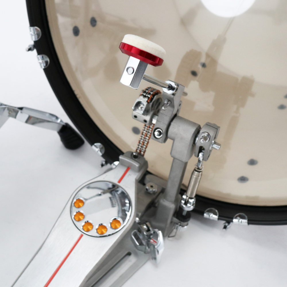 Pearl パール B-350XRF X-TREME IMPACT FELT BEATER エクストリームインパクトフェルトビーター バスドラムビーター 使用例画像1