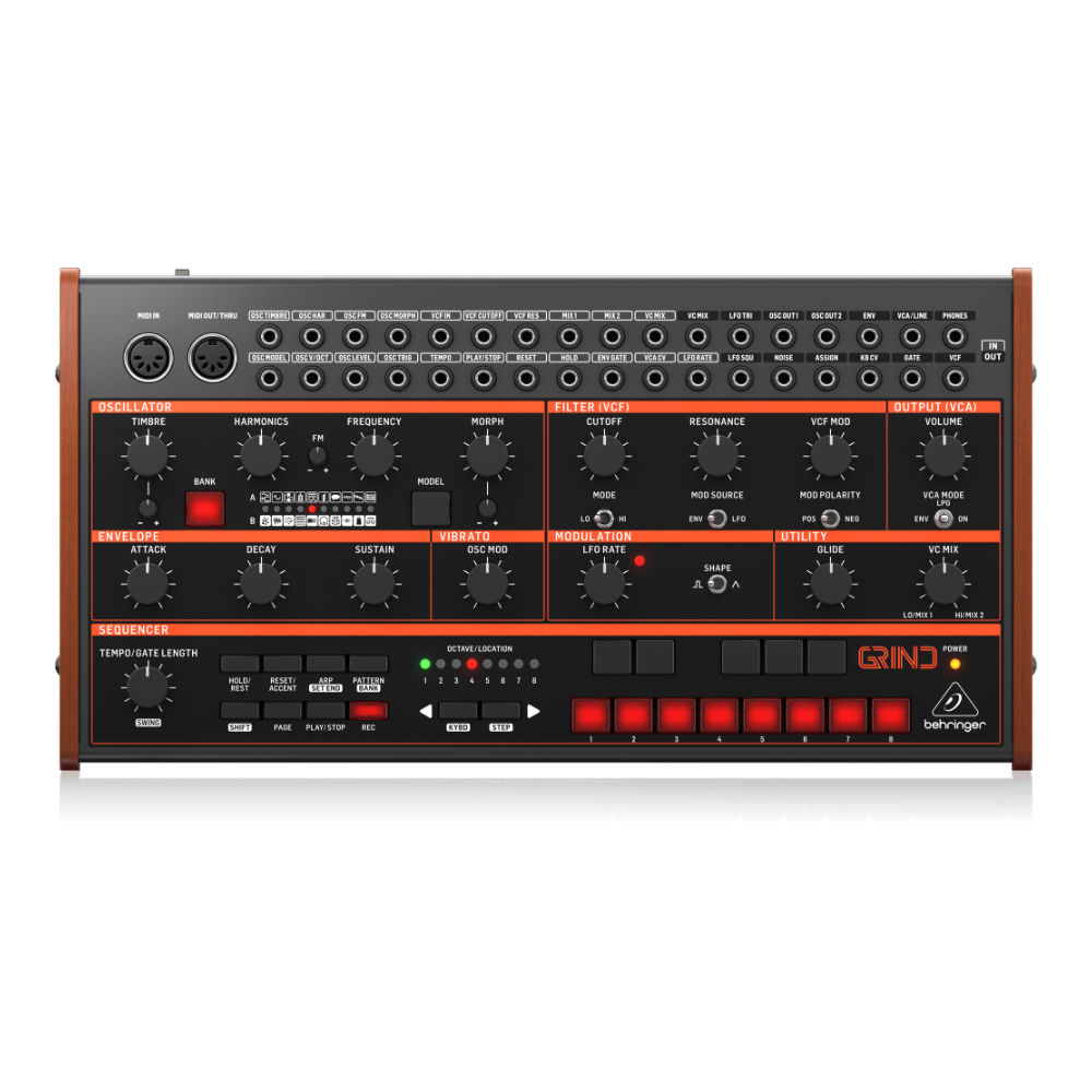 シセサイザー BEHRINGER GRIND ハイブリッドセミモジュラーシンセサイザー ベリンガー
