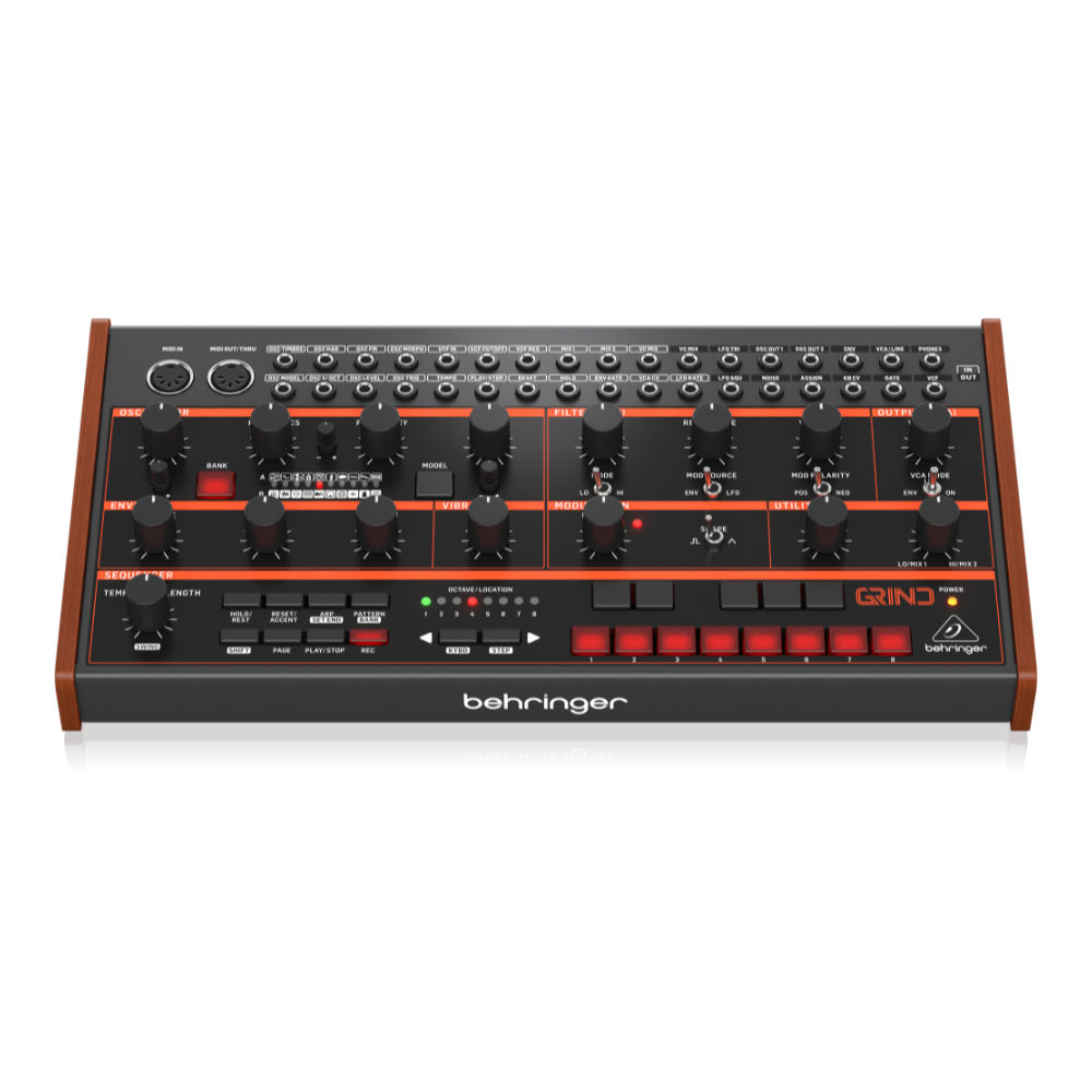 シセサイザー BEHRINGER GRIND ハイブリッドセミモジュラーシンセサイザー ベリンガー 正面