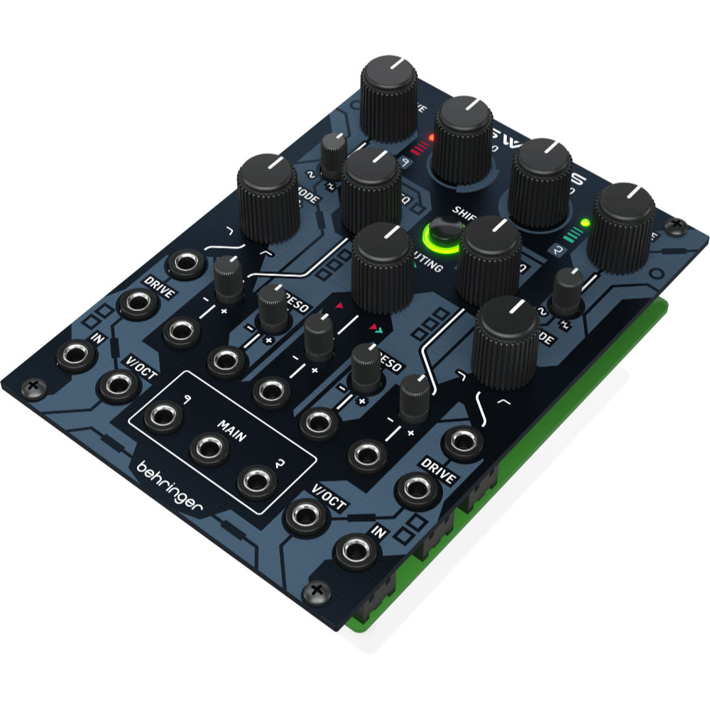 ベリンガー ユーロラックモジュール BEHRINGER SWORDS ユーロラック用マルチモードフィルターモジュール 右アングル