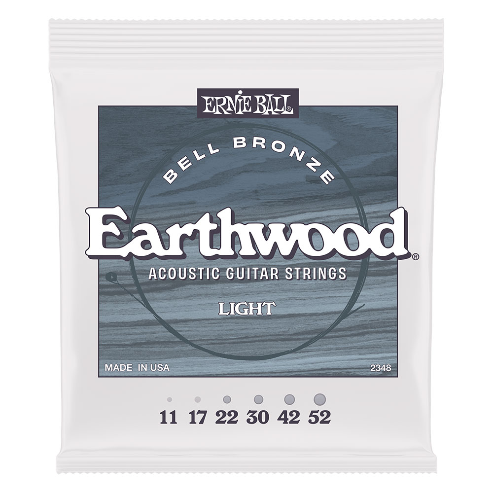ERNIE BALL 2348 Earthwood Bell Bronze Light 11-52 Gauge アコースティックギター弦 アニーボール ベルブロンズ ライト