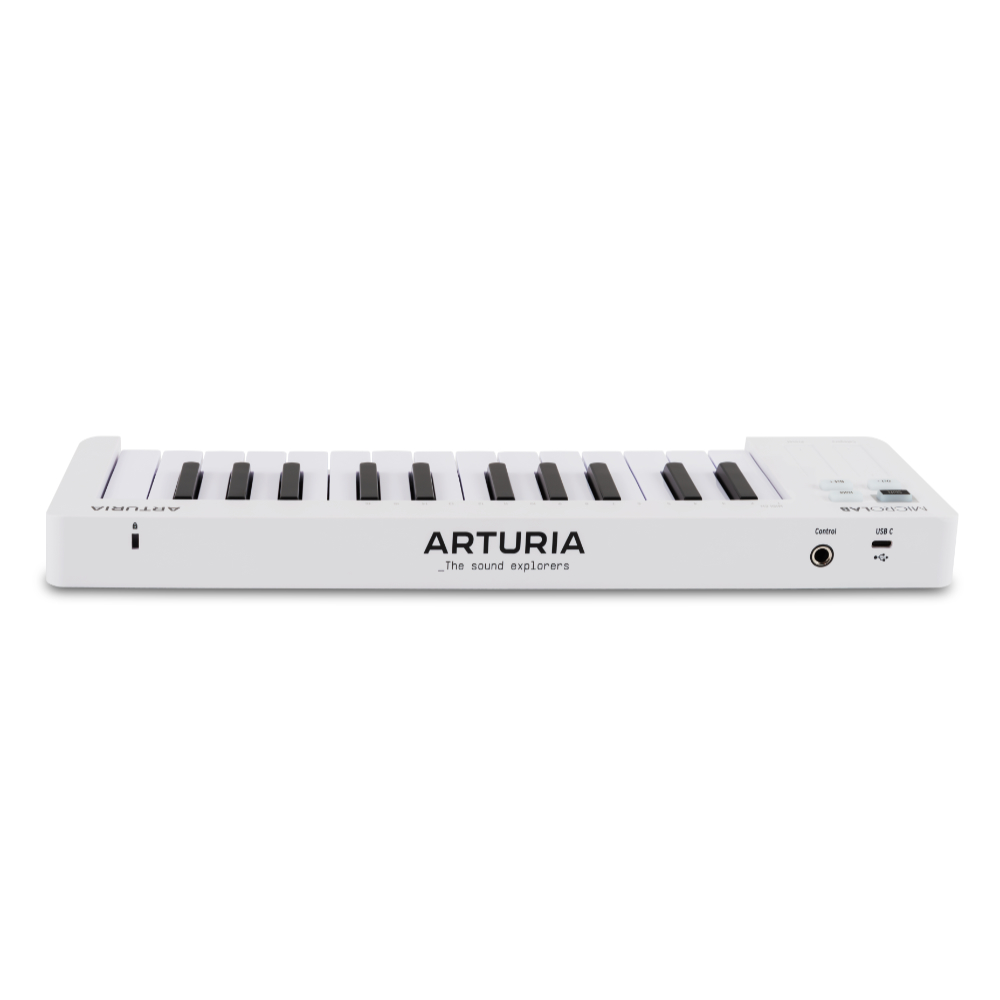 ARTURIA アートリア MICROLAB MK3 WH MIDIキーボード リア画像