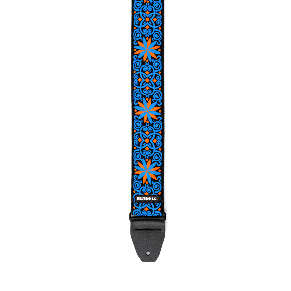 JIM DUNLOP ジムダンロップ JH25 Jimi Hendrix Fillmore Blacklight Strap BLUE ギターストラップ サブ画像2