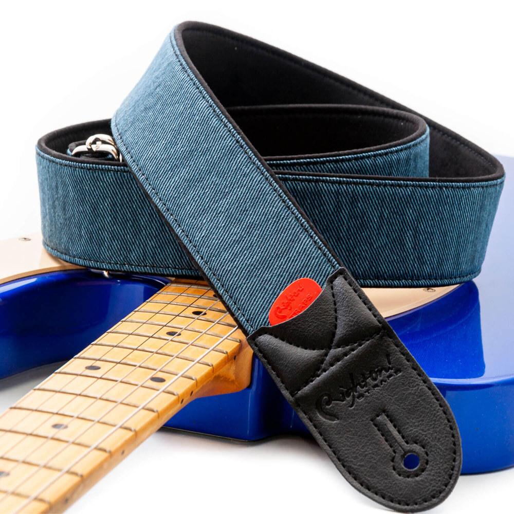 Righton! STRAPS ライトオンストラップ DENIM-50 Blue ギターストラップ イメージ