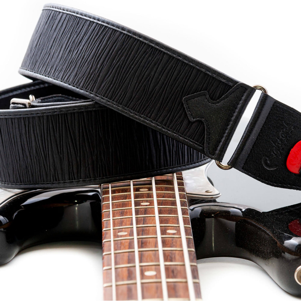 Righton! STRAPS ライトオンストラップ DUNE Black ギターストラップ イメージ