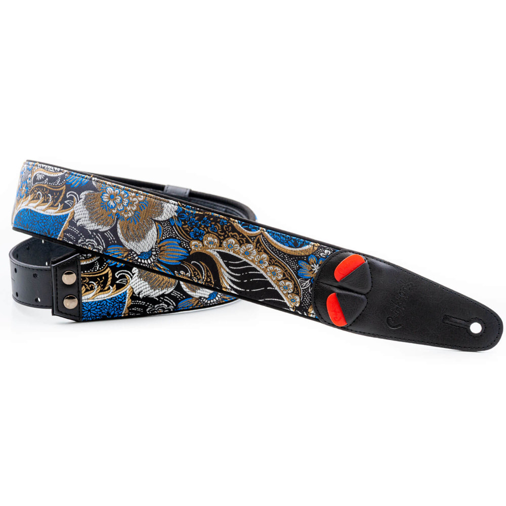 Righton! STRAPS ライトオンストラップ HOKKAIDO Black ギターストラップ