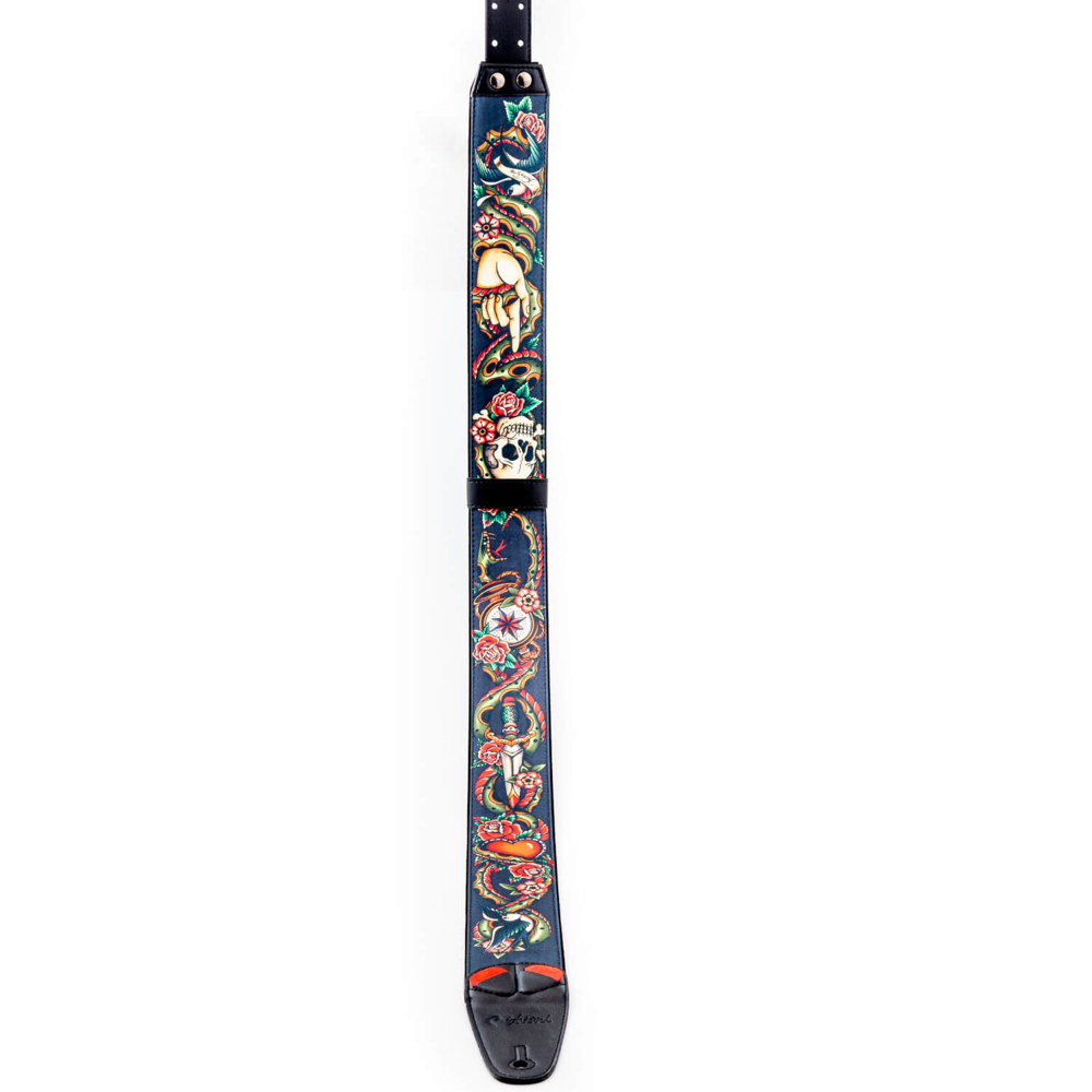 Righton! STRAPS ライトオンストラップ TATTOO ギターストラップ 全体
