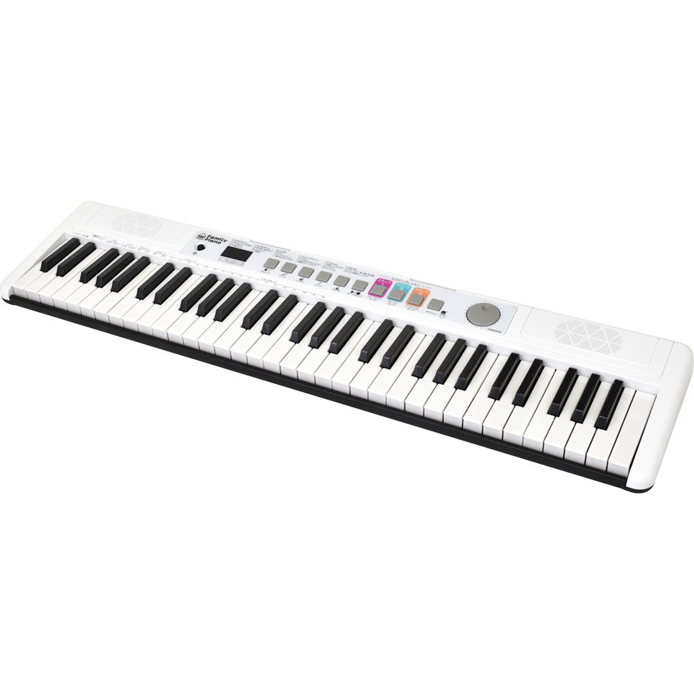 光る鍵盤 キーボード ONETONE FamiLy Piano OTFP-100 サスティンペダル ヘッドホン マイク付 61鍵盤 ワントーン ファミリーピアノ 右サイド