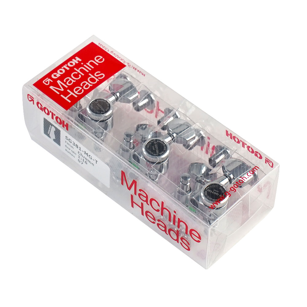 ゴトー GOTOH SG381-MG-T-07-L6-Chrome ギター用ペグ 全体