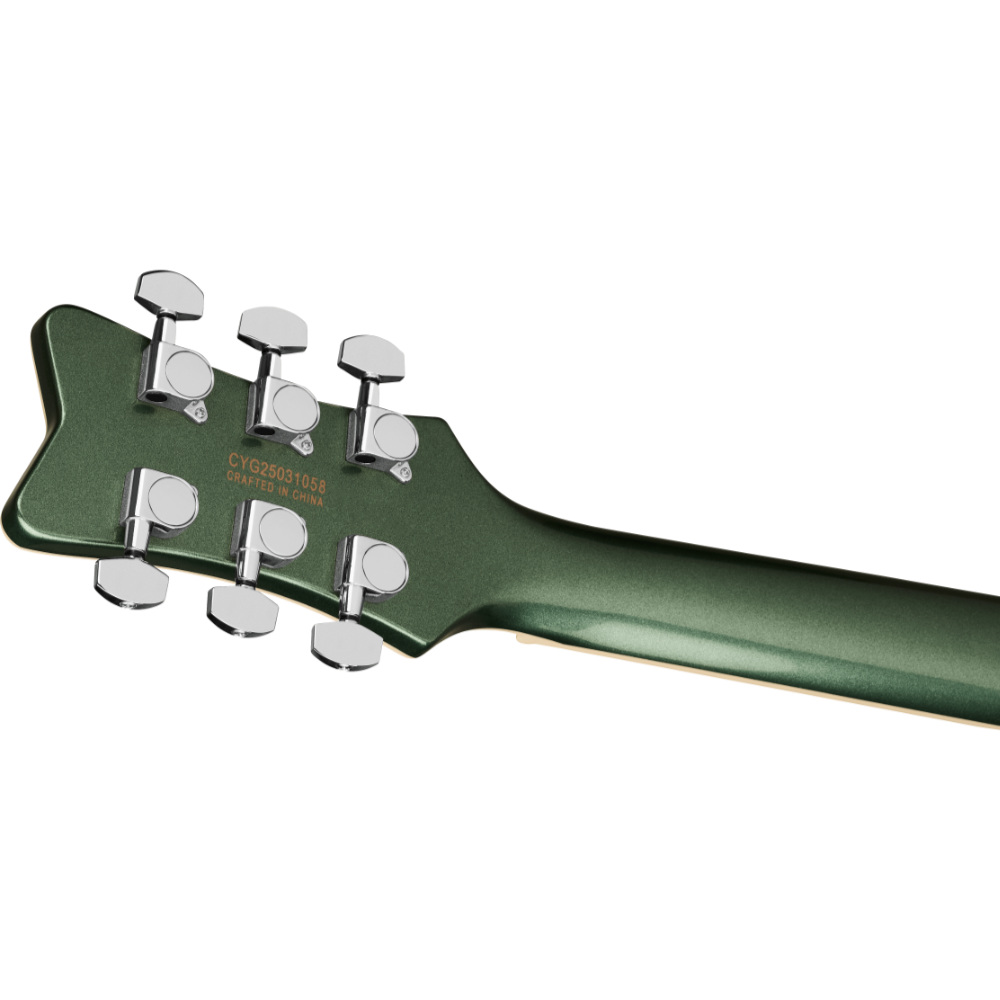 GRETSCH グレッチ Electromatic Jet Club 1 Pickup Steel Olive エレキギター ヘッドバック画像
