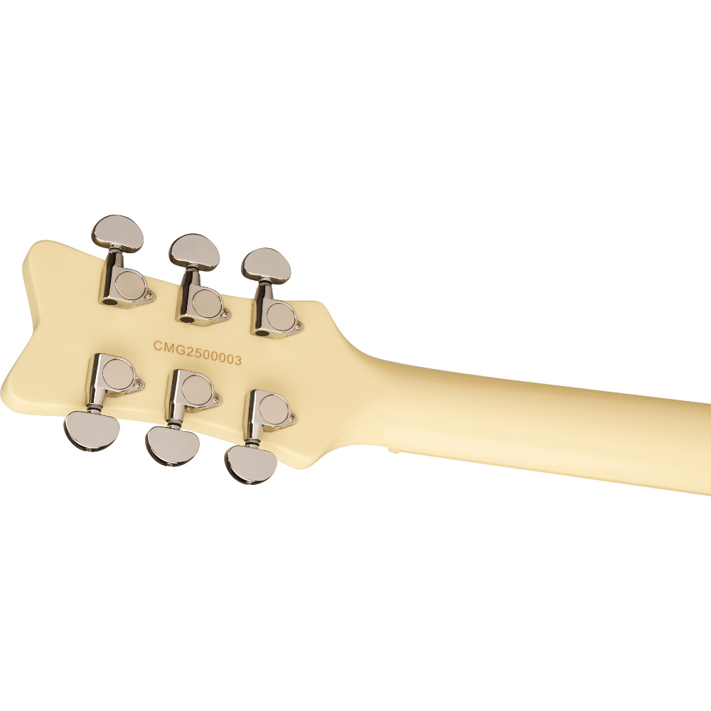 GRETSCH グレッチ Streamliner Jet 1 Pickup Vintage White エレキギター ヘッドバック画像