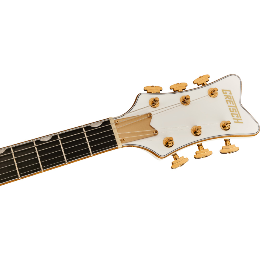 GRETSCH グレッチ Synchromatic Falcon Hollow Body Single-Cut with Bigsby Snowcrest Whitek エレキギター ヘッド画像