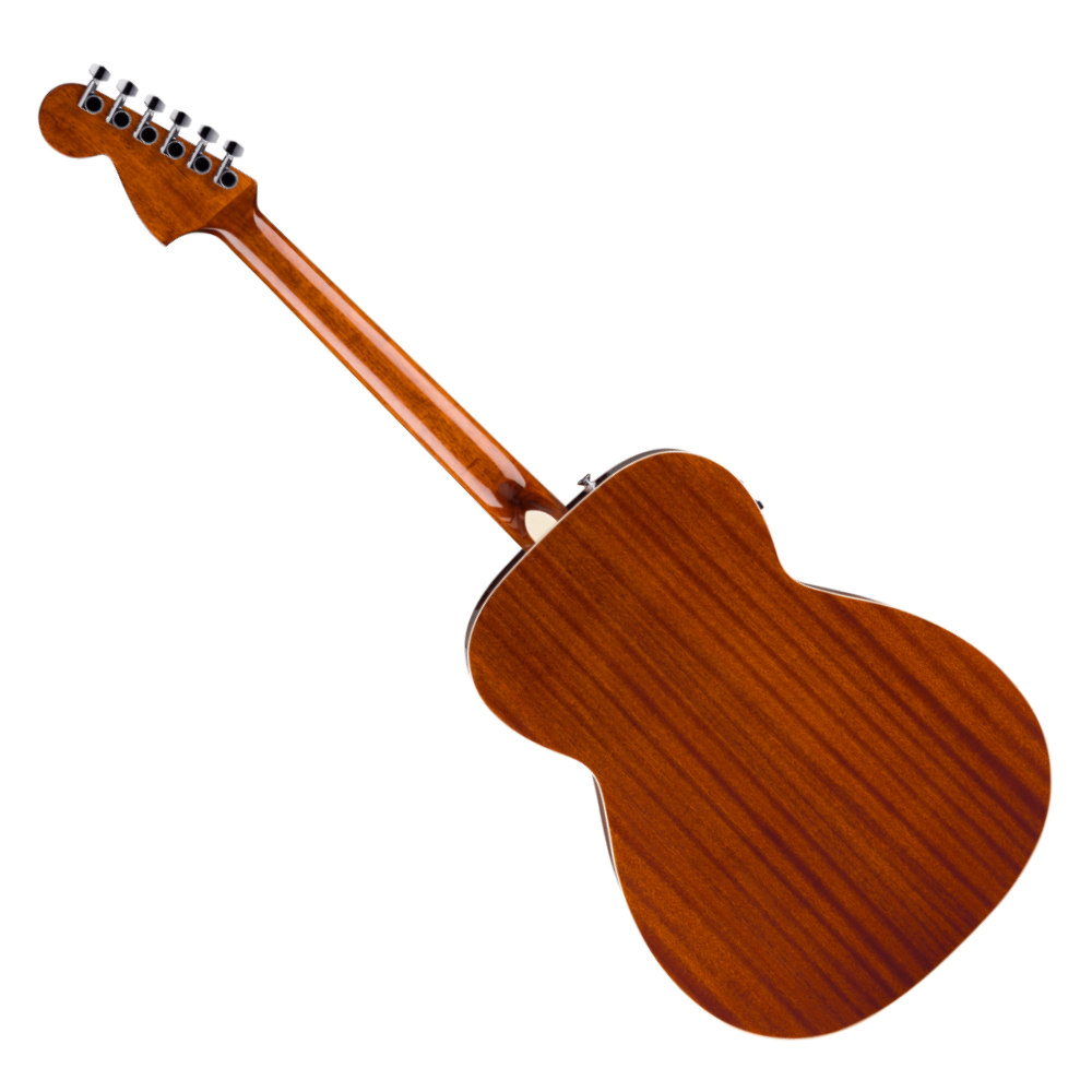 Fender フェンダー California Standard Monterey E Natural Sapele エレクトリックアコースティックギター バック画像