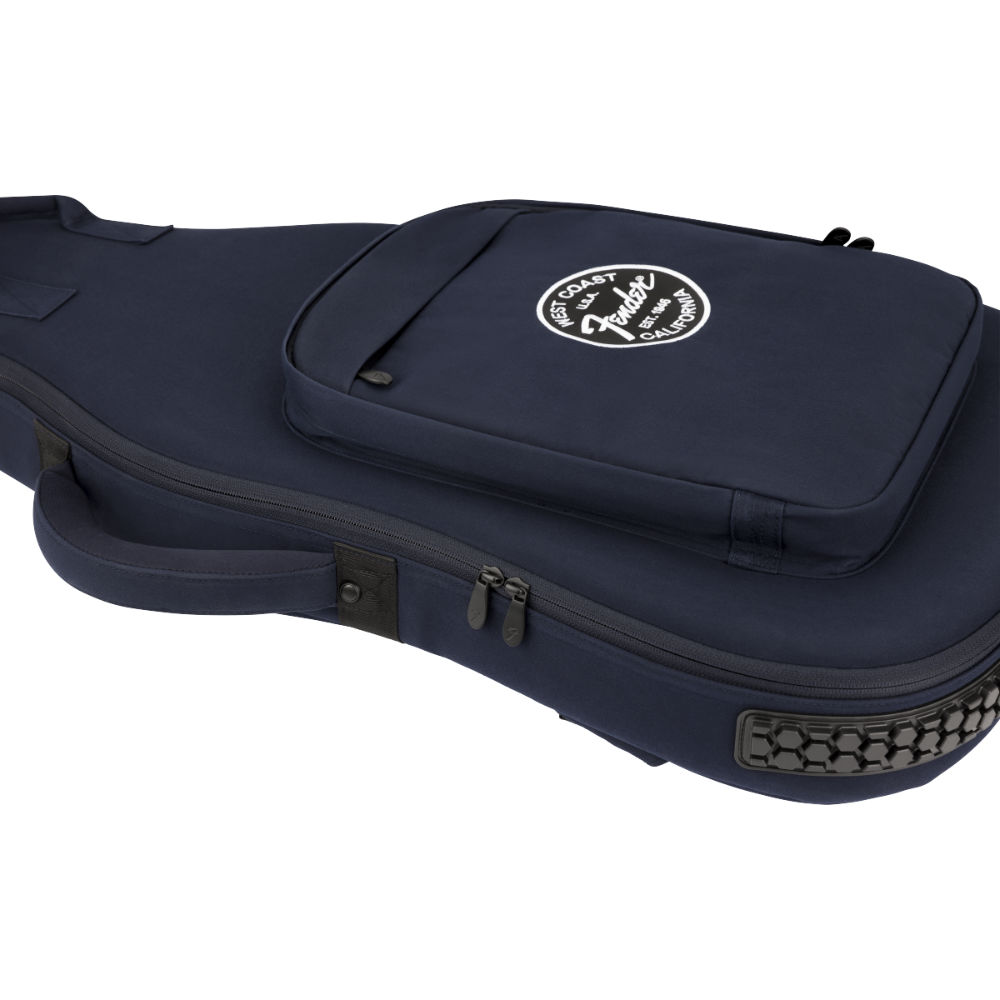 Fender フェンダー Troubadour Electric BASS Gig Bag Navy エレキベース用ギグバッグ ネイビー サイド