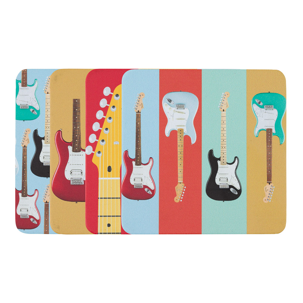 Fender フェンダー Stratocaster Modern Design Coaster Set コースター 4枚セット