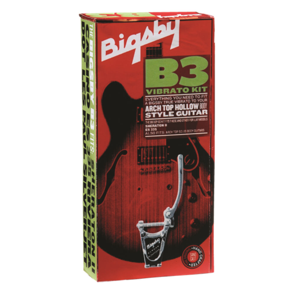 BIGSBY ビグスビー B3 Vibrato Kit Polished Aluminum ヴィブラート トレモロユニット パッケージ画像