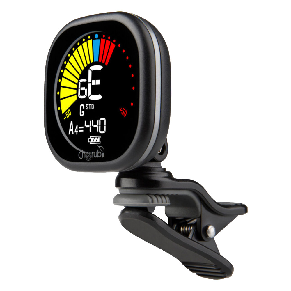 Cherub チェラブ WST-675 Black Cab Tuner 充電式クリップチューナー ブラック サイド画像