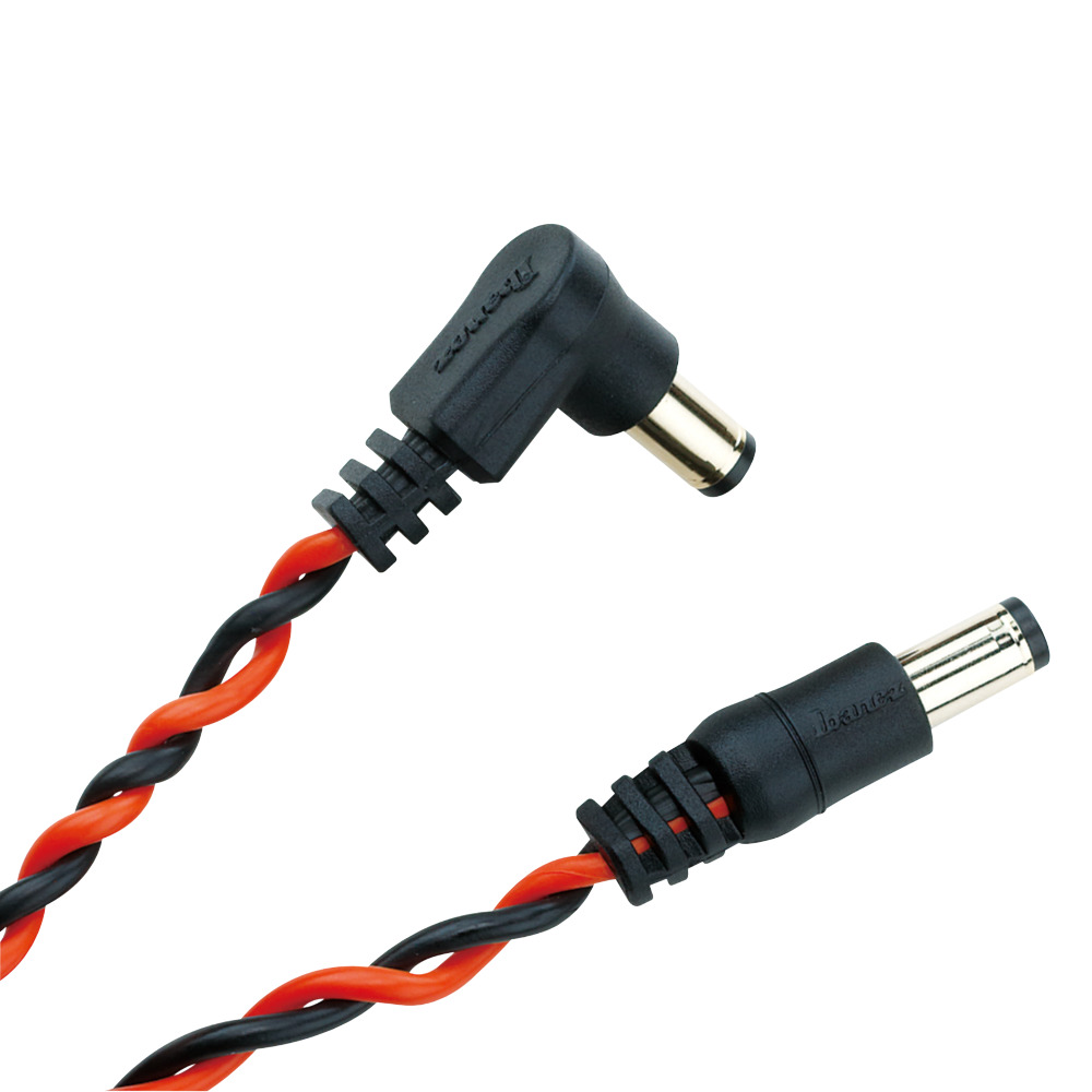 IBANEZ アイバニーズ DCT08-BNR Twisted-pair DC Cable 20cm DCケーブル プラグ画像