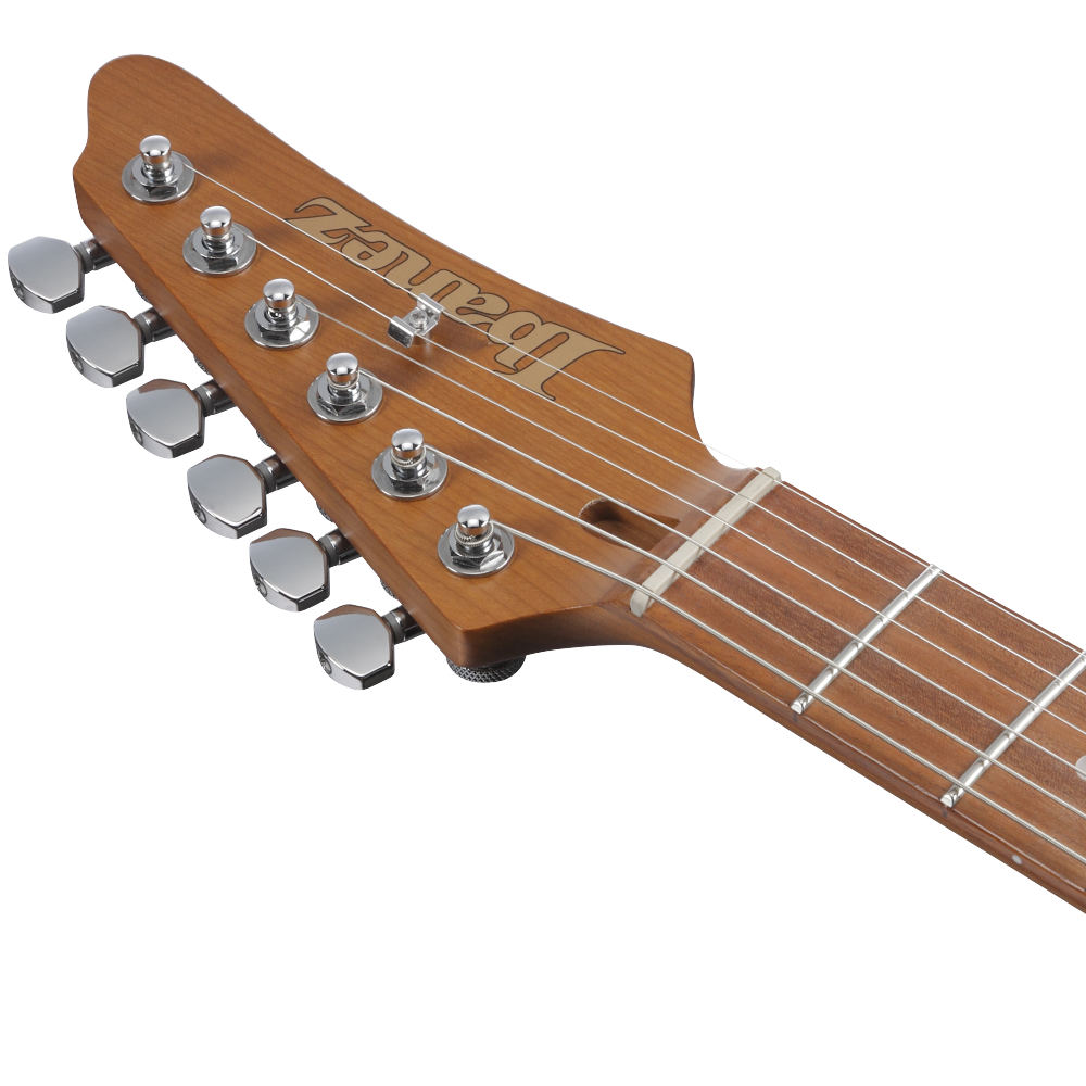 IBANEZ アイバニーズ AZ24S1F-TKS Transparent Black Sunburst エレキギター ヘッド画像