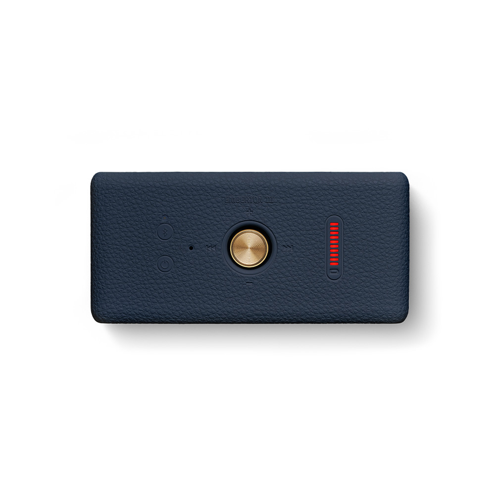 MARSHALL マーシャル Emberton III Midnight Blue ワイヤレススピーカー ミッドナイトブルー Bluetoothスピーカー サブ画像4