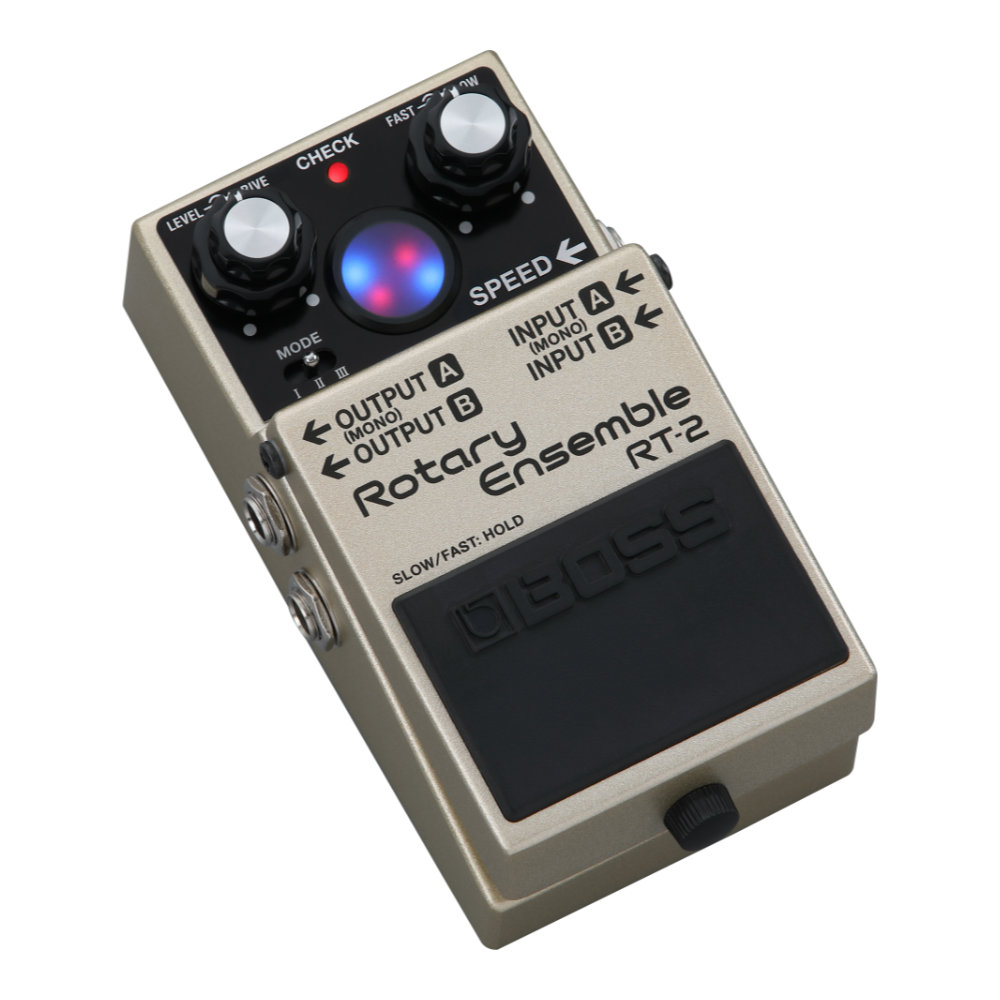 エフェクター BOSS RT-2 Rotary Ensemble ロータリースピーカーシミュレーター ボス ロータリーアンサンブル 左アングル