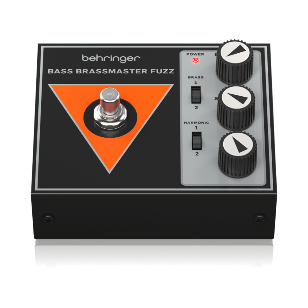 ファズ エフェクター BEHRINGER BASS BRASSMASTER FUZZ ベリンガー ベース用ファズ オクターブファズ フロント画像