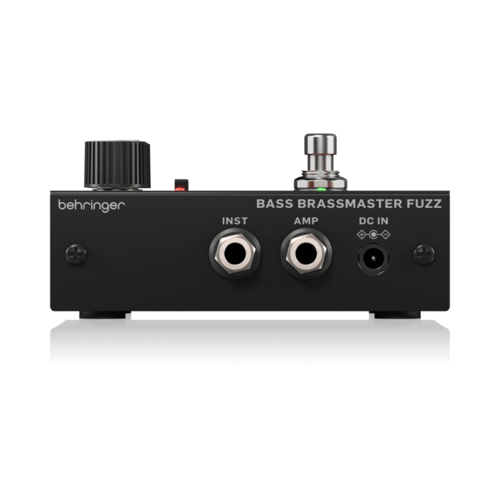 ファズ エフェクター BEHRINGER BASS BRASSMASTER FUZZ ベリンガー ベース用ファズ オクターブファズ リア画像