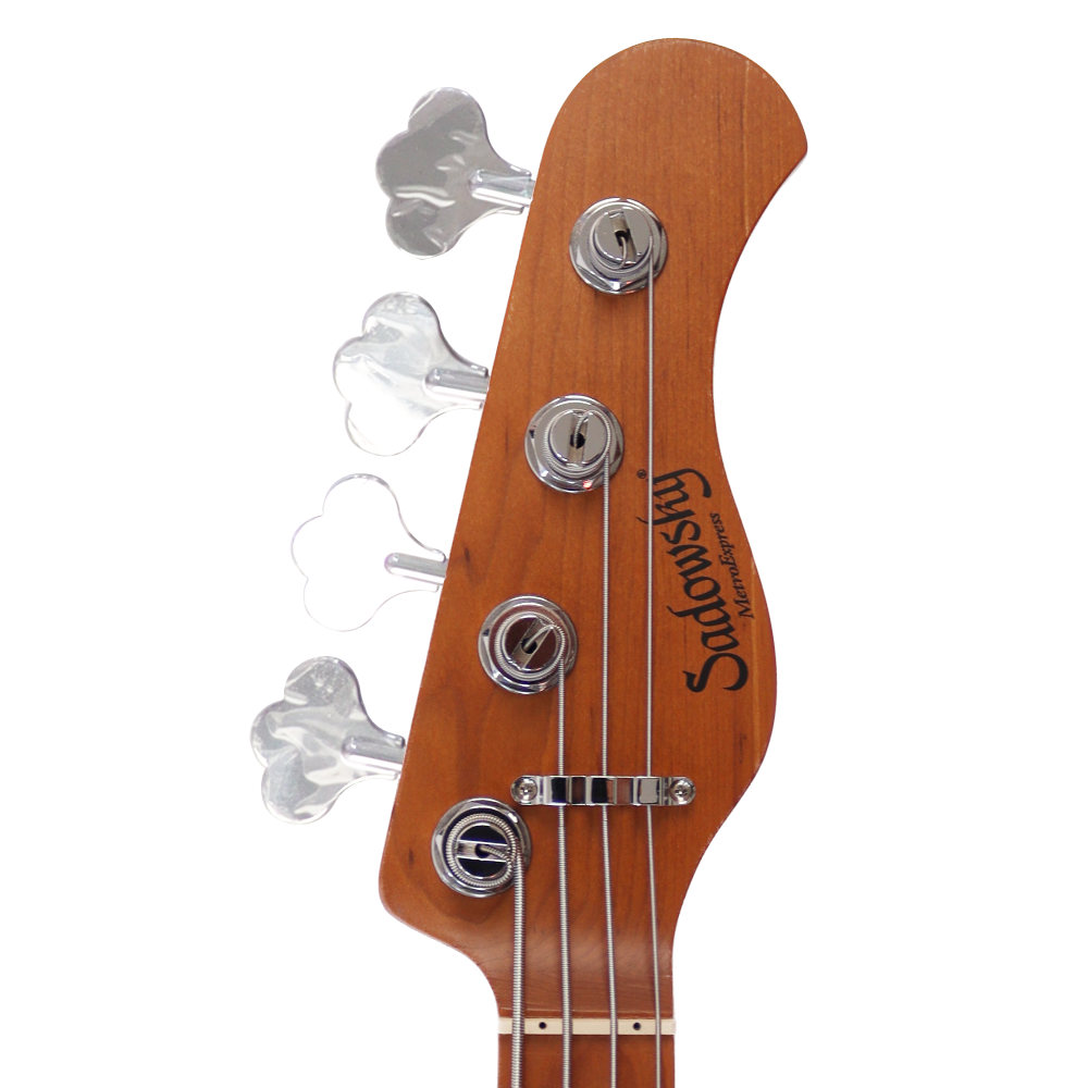 Sadowsky サドウスキー MetroExpress MX21 HP4 Maple Fingerboard Tobacco Sunburst Transparent エレキベース ヘッド画像