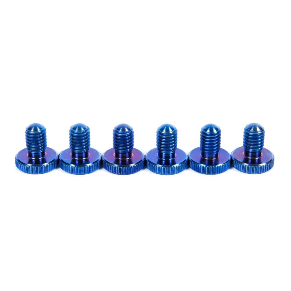 FU-Tone Titanium Fine Tuners Set (6)-BLUE チタン製 フロイドローズ ファインチューンダイヤル 6個セット
