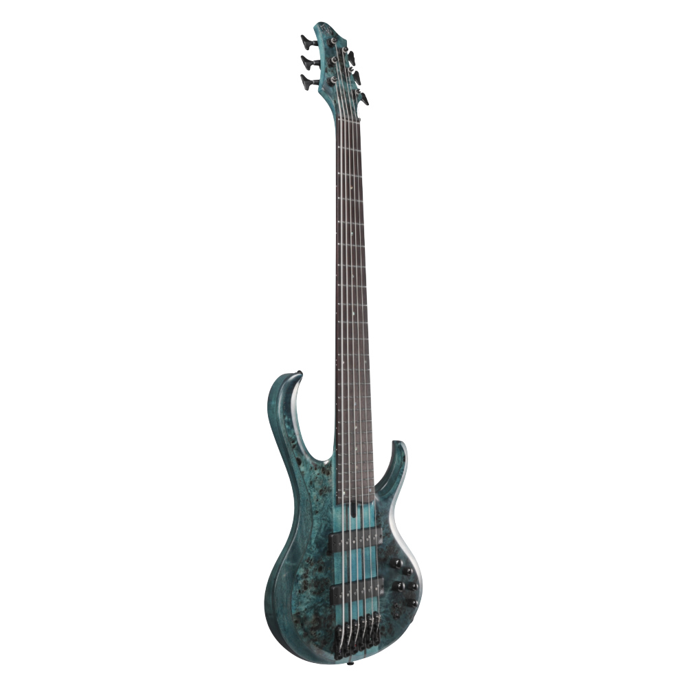 IBANEZ アイバニーズ BTB946-COL Cosmic Blue Low Gloss 6弦エレキベース 斜めアングル画像