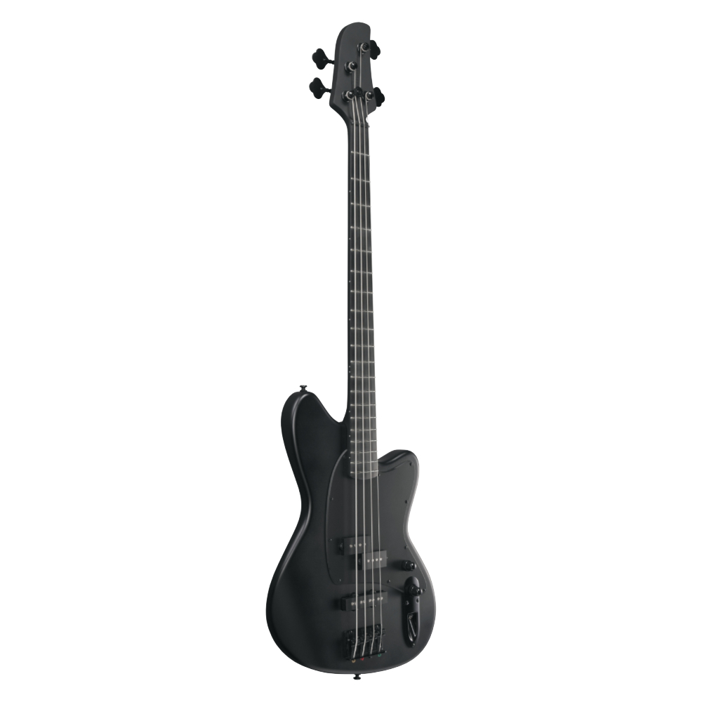 IBANEZ アイバニーズ TMB420B-BKF Talman Bass Black Flat エレキベース 斜めアングル画像
