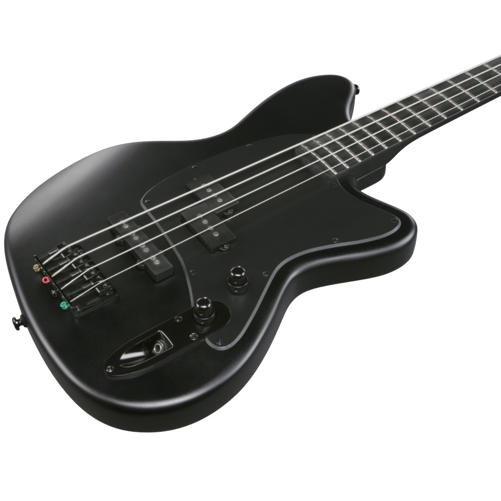 IBANEZ アイバニーズ TMB420B-BKF Talman Bass Black Flat エレキベース ボディ斜めアングル画像