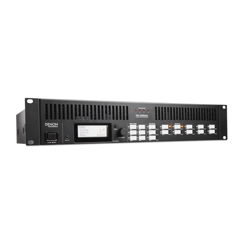 DENON Professional デノン プロフェッショナル DN-508MXA プロフェッショナル 8ゾーンミキサー 4ゾーンアンプ
