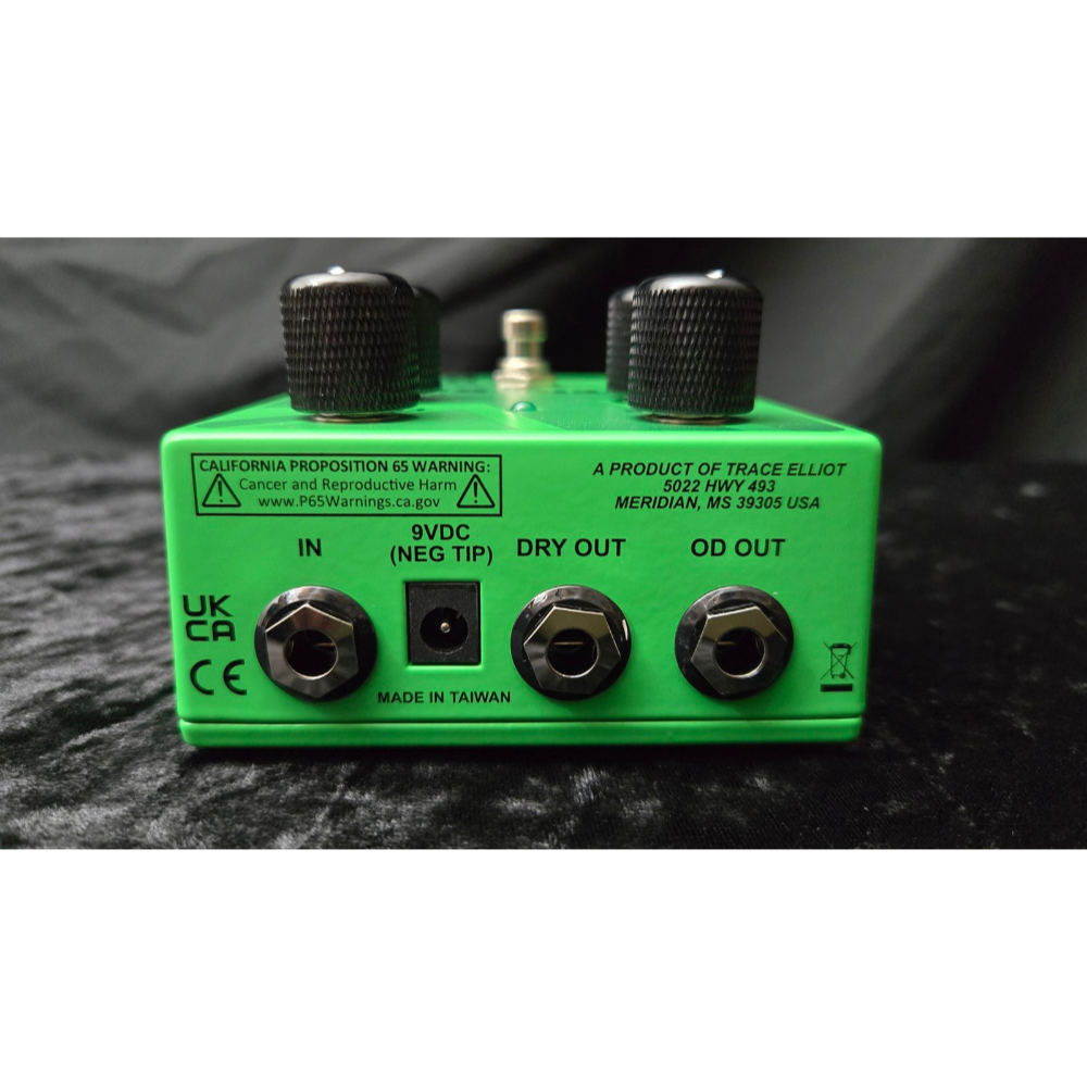 TRACE ELLIOT トレースエリオット Overdrive Pedal オーバードライブ ベース用エフェクター リア画像