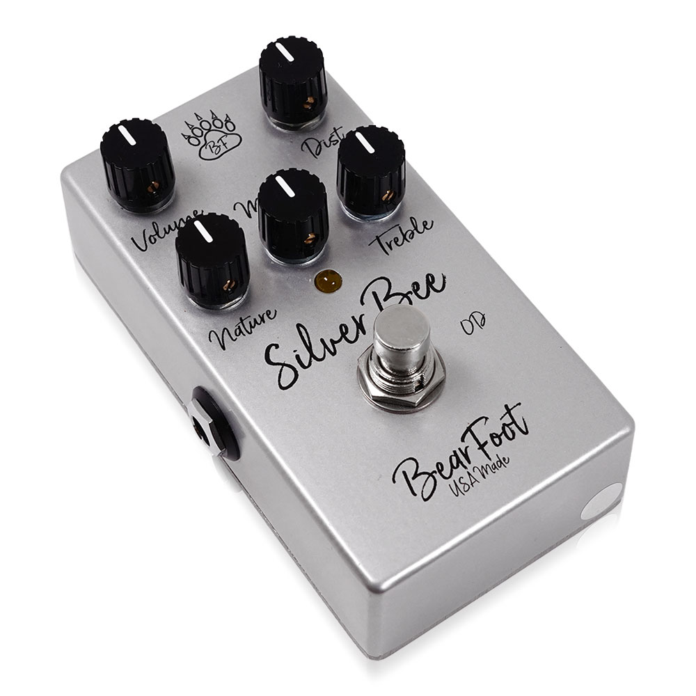 BearFoot FX ベアフットエフェクツ Silver Bee OD オーバードライブ ギターエフェクター 全体