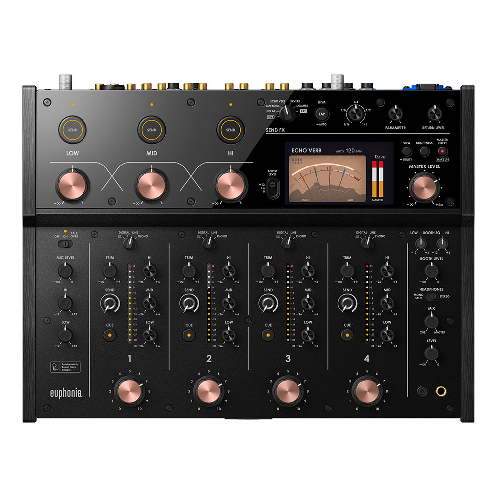 AlphaTheta euphonia プロフェッショナル4chロータリーミキサー