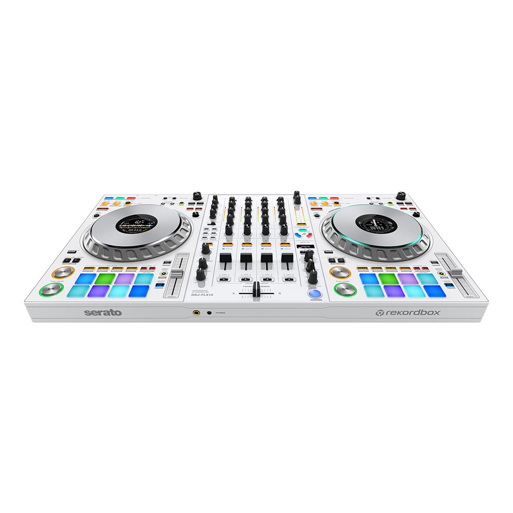 Pioneer DJ パイオニアDJ DDJ-FLX10-W DJコントローラー ホワイトカラー 正面