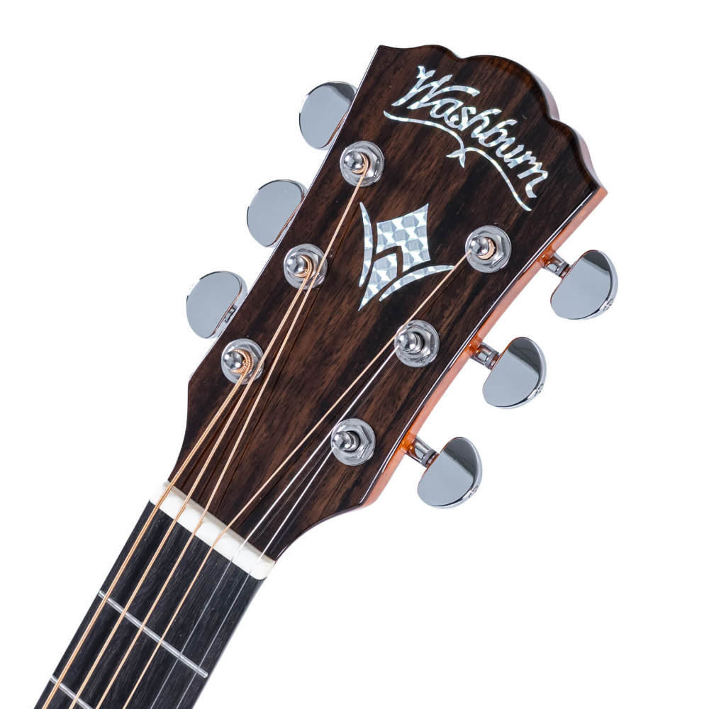 Washburn ワッシュバーン WCG12FCE エレクトリックアコースティックギター ヘッド画像
