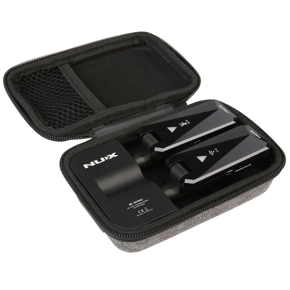 NUX ニューエックス B-5RC Guitar ギター用 ワイヤレスシステム ケース収納イメージ
