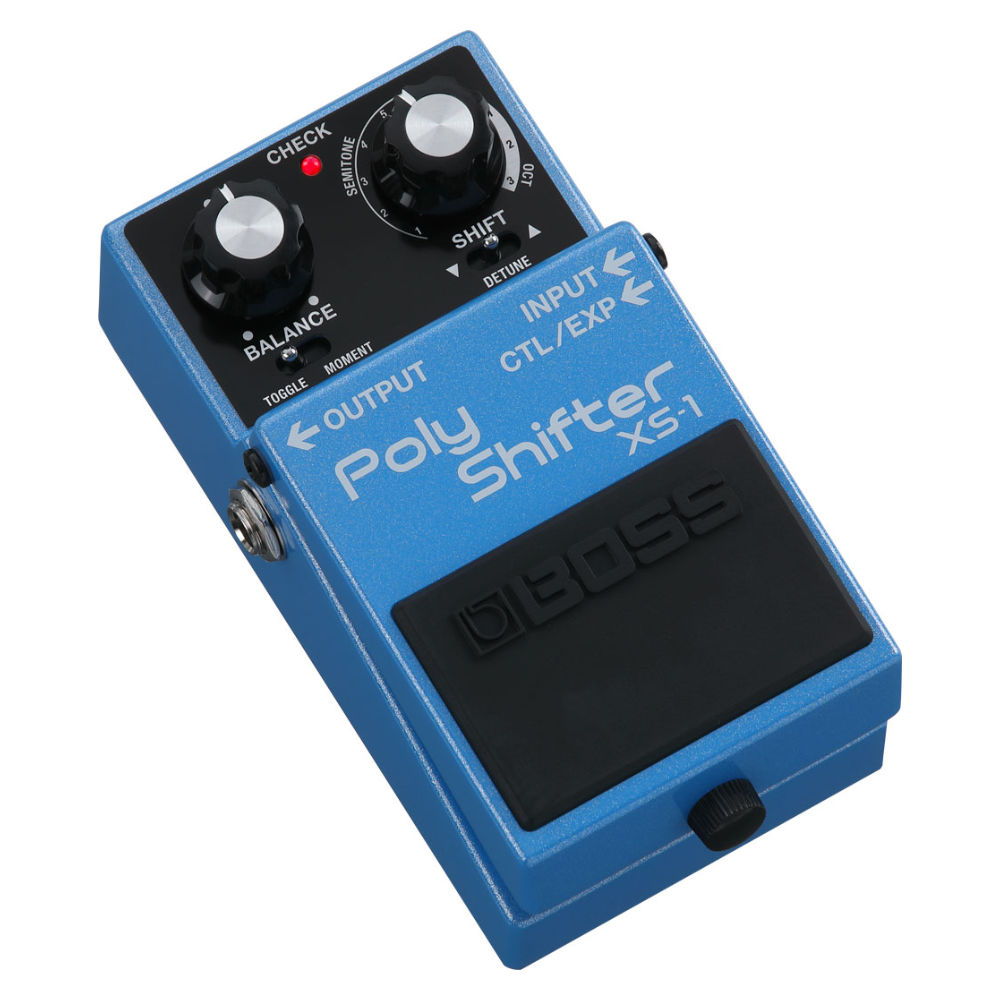 BOSS ボス XS-1 Poly Shifter ギターエフェクター ピッチシフター 本体画像 斜め