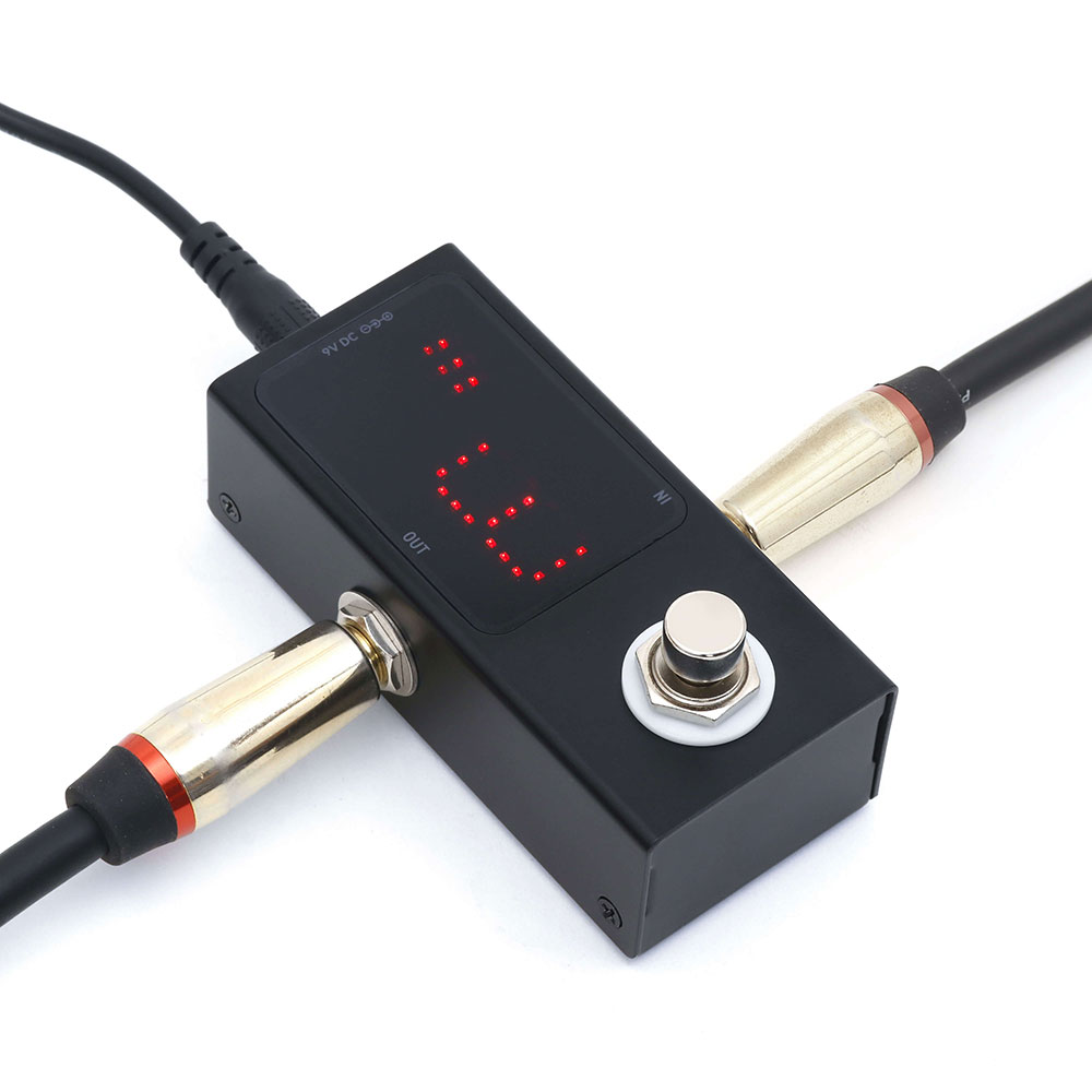 KIKUTANI キクタニ KPT-5000 BLK ペダルチューナー ディスプレイ表示例