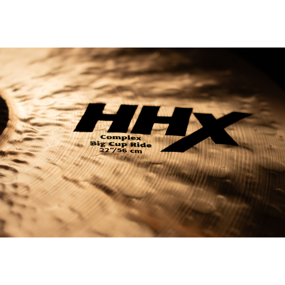 SABIAN セイビアン HHX-22BCR HHX COMPLEX BIG CUP RIDE ライドシンバル ロゴアップ