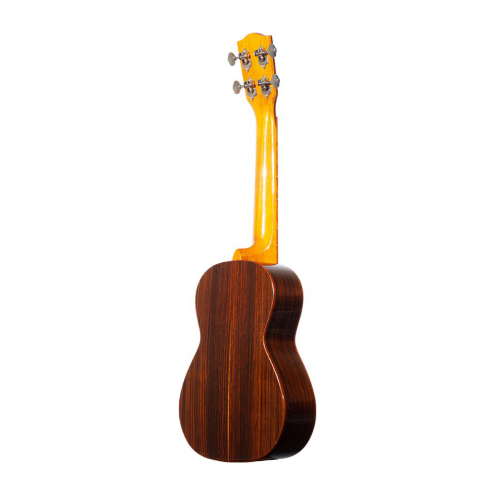 Ohana ukuleles オハナウクレレ CK-50G コンサートウクレレ バック斜めアングル画像
